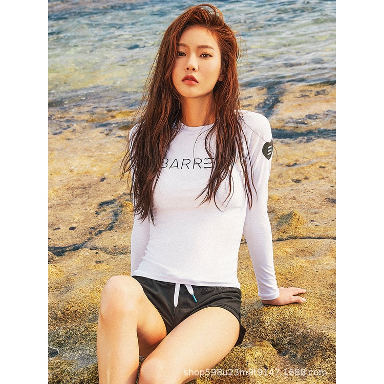 Áo Bơi Lướt Sóng Dài Tay Chống Nắng Mau Khô Thiết Kế Tách Rời Cho Nữ