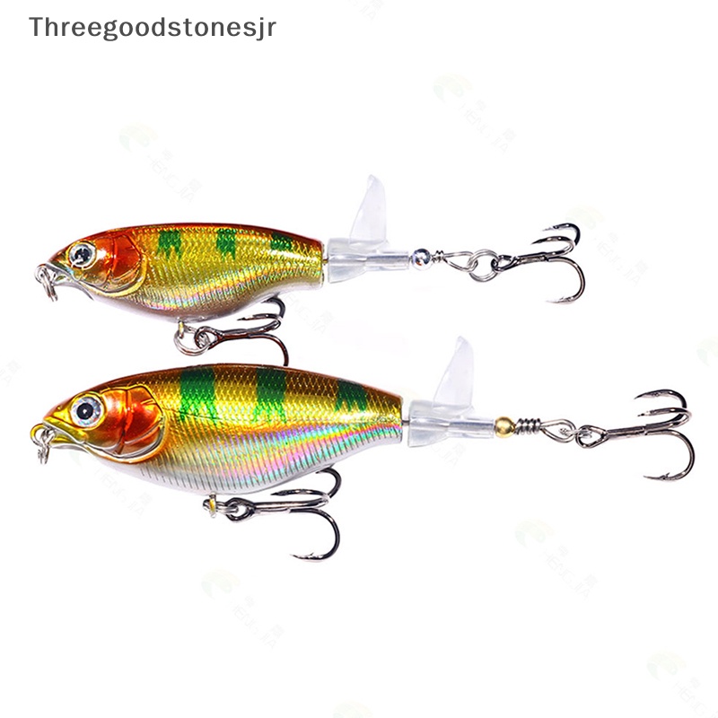 1 Mồi Câu Cá Giả Dạng Xoay Chất Liệu Cứng