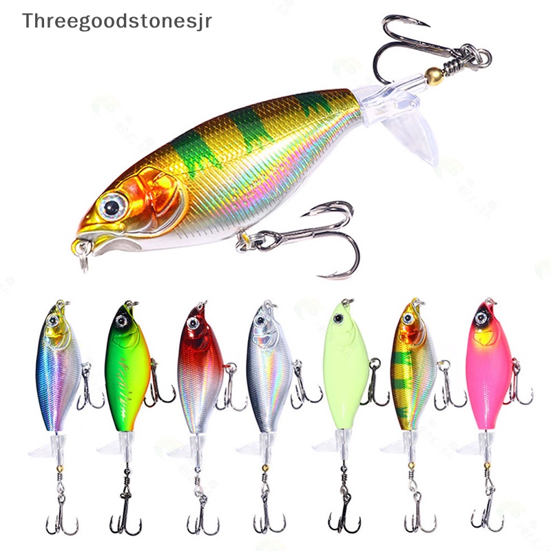 1 Mồi Câu Cá Giả Dạng Xoay Chất Liệu Cứng