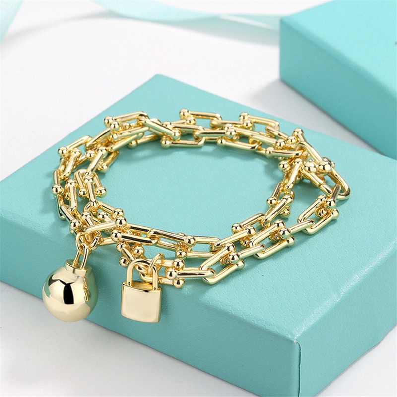 Vòng Tay Mạ Bạc 925 Mặt Hình Cầu
