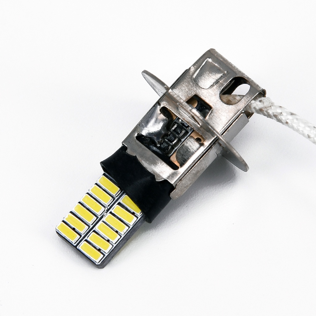 Đèn Pha ChốNg Sương Mù H3 DRL LED 4014 24-SMD Cho Xe Hơi