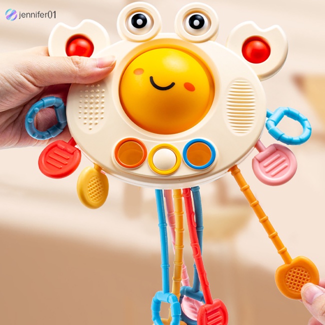 Đồ Chơi Dây Kéo Hình Con Cua Dễ Thương Luyện Tập Kỹ Năng Kỹ Năng Sớm Cho Bé