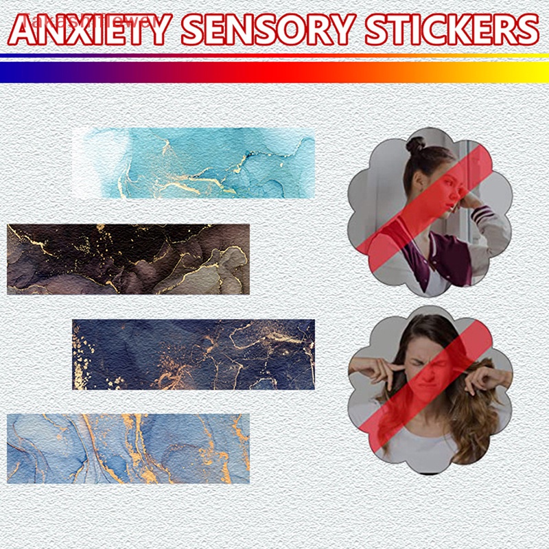 Set 4 Miếng Dán Đồ Chơi Giải Tỏa Căng Thẳng Họa Tiết Dễ Thương