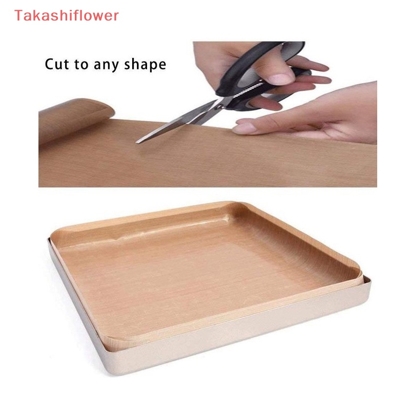Set 3 Giấy Teflon Cách Nhiệt Chống Dầu Nướng Bánh Có Thể Tái Sử Dụng