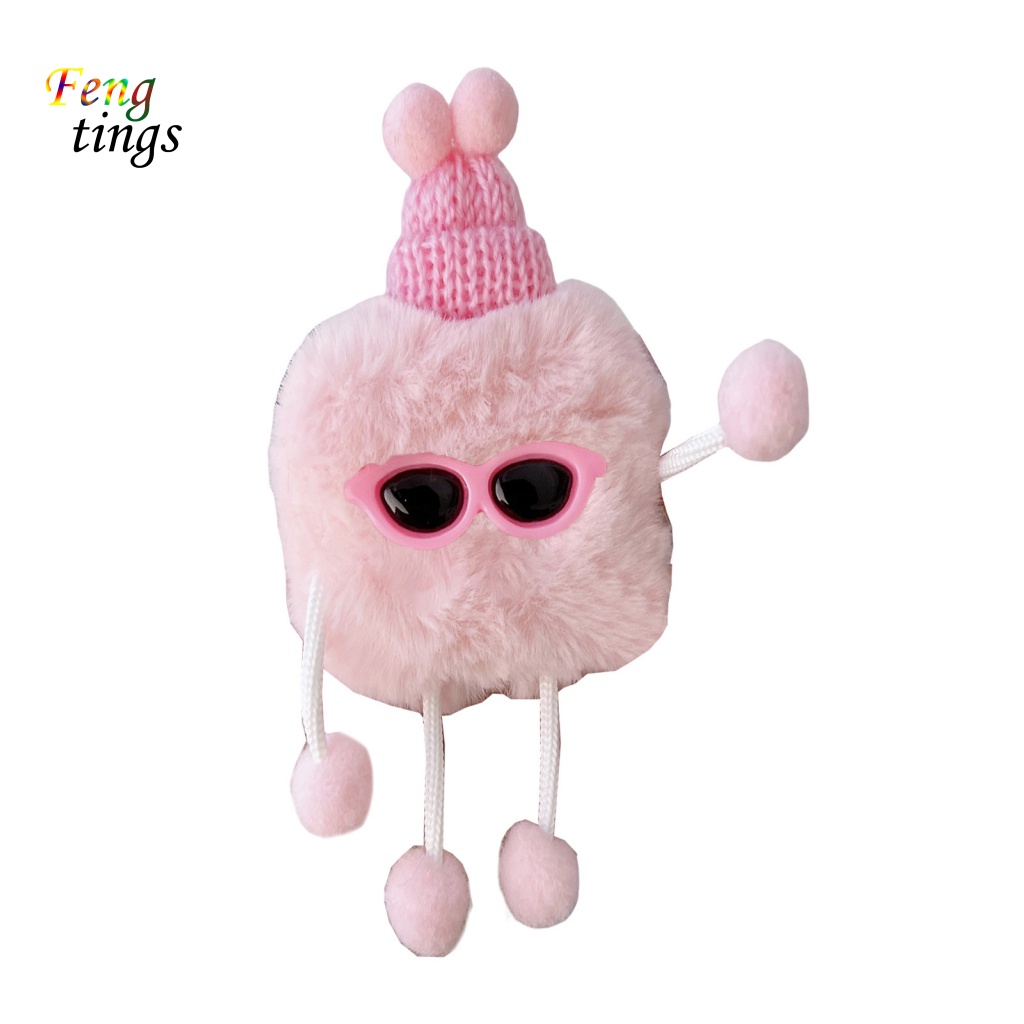 Vỏ Bảo Vệ Hộp Sạc Tai Nghe Bluetooth AirPods 1 / 2 / Pro Hình Quái Vật Hoạt Hình Bằng Lông Chống Rơi / Trầy Xước