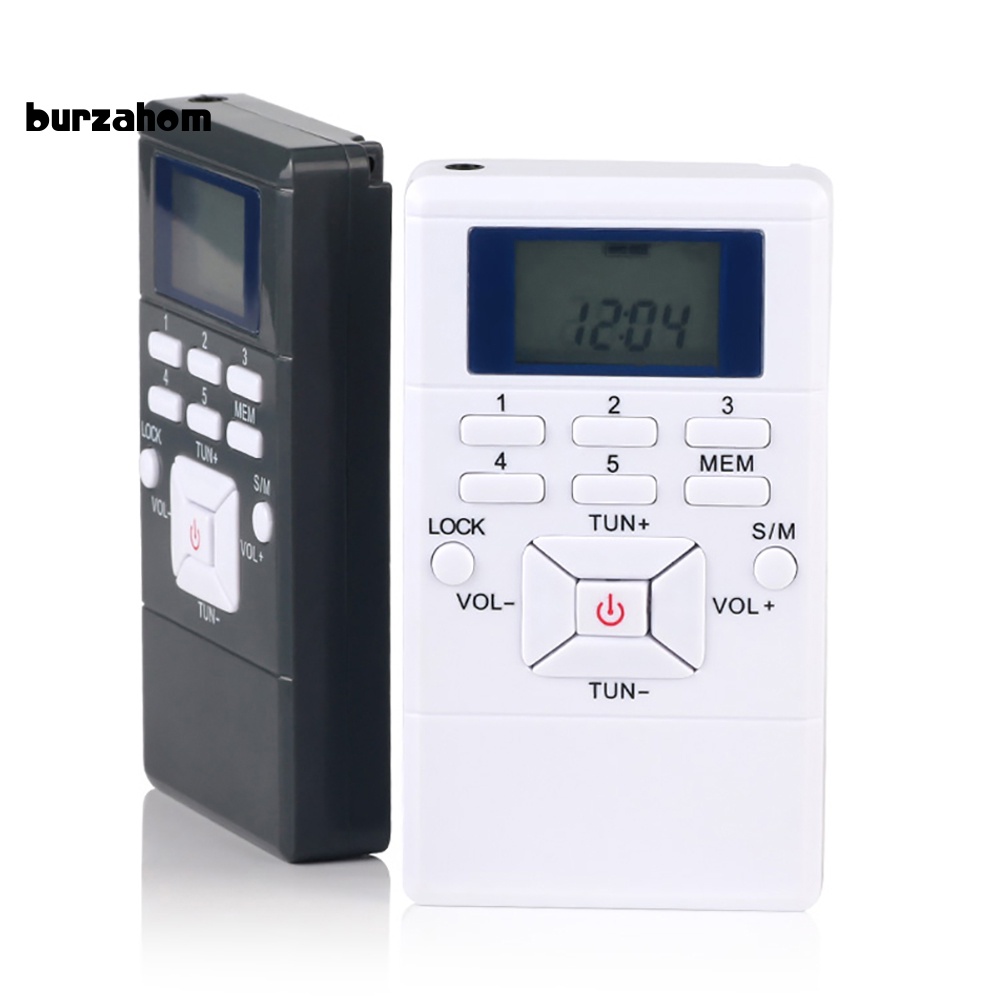 Radio FM Mini HRD-102 2 Kênh Kỹ Thuật Số Có Tai Nghe