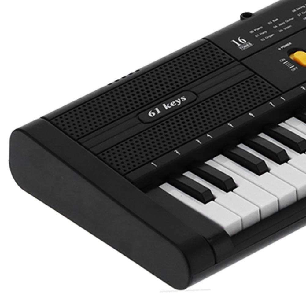Đàn piano điện, Đàn điện tử cho bé đàn piano, Đàn PIANO cho bé kèm mic hát, 61 Điện Đa Năng Kèm Cáp USB Micro MQ6189 AKOASM