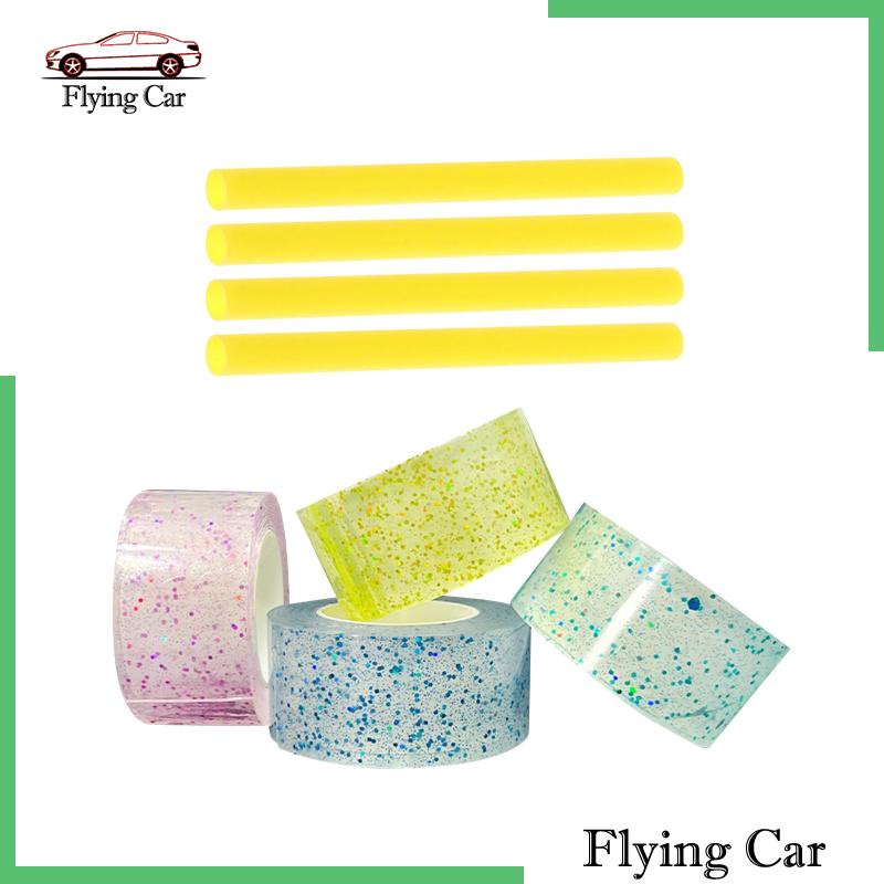 [Lzdjfmy2] 4 Cuộn Băng Dính Kim Tuyến Nano Trong Suốt Cho Người Lớn Làm Đồ Thủ Công DIY