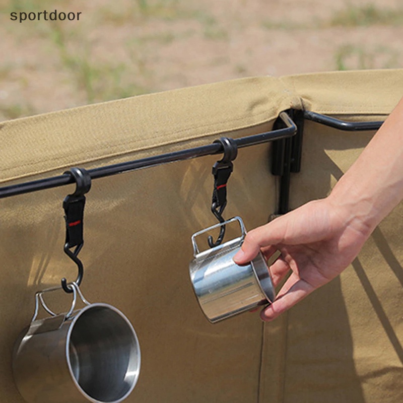 Bộ 3 / 5 Móc Treo Chữ S Có Thể Tháo Rời Tiện Dụng Mang Theo Du Lịch Cắm Trại