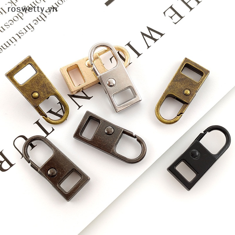 Set 5 Khóa Kéo Bằng Kim Loại Thay Thế Tiện Dụng Cho Vali Du Lịch