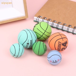 Quả bóng rổ đồ chơi mini bằng cao su đàn hồi cho trẻ em