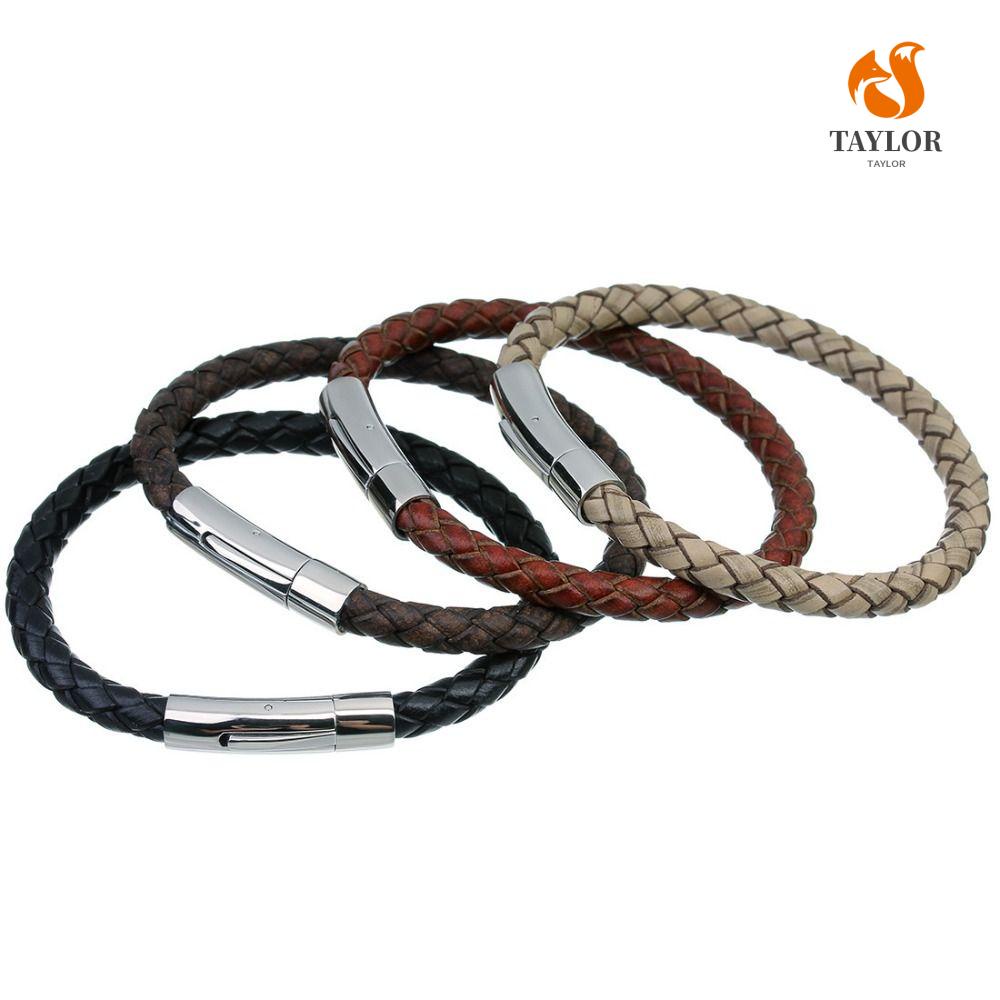 Cáp Sạc Nhanh Type C TAYLOR1 Dạng Vòng Đeo Tay Bằng Da