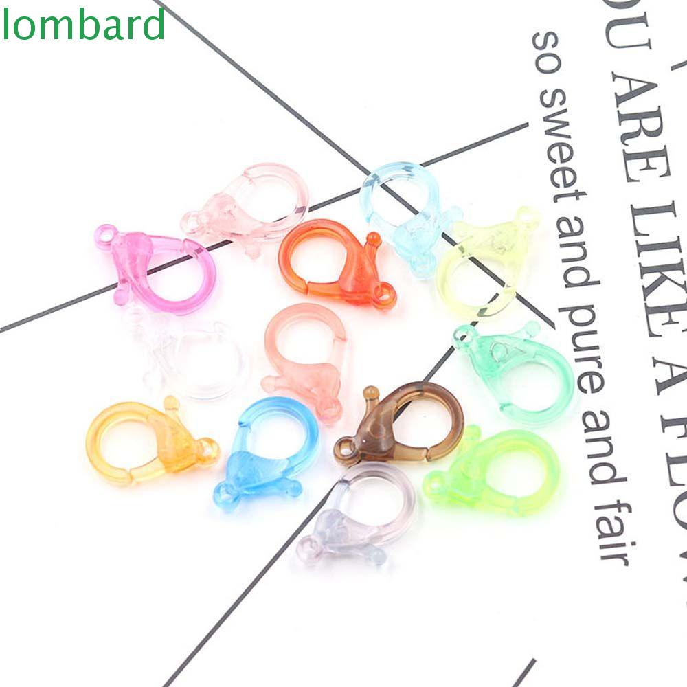 Lombard Móc Càng Cua Trong Suốt Nhiều Màu Treo Chìa Khóa / Mắt Kính Tiện Dụng