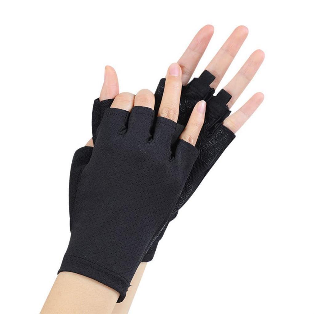 Găng Tay Nửa Ngón Trọng Lượng Nhẹ Hỗ Trợ Luyện Tập Thể Thao Cho Nữ
