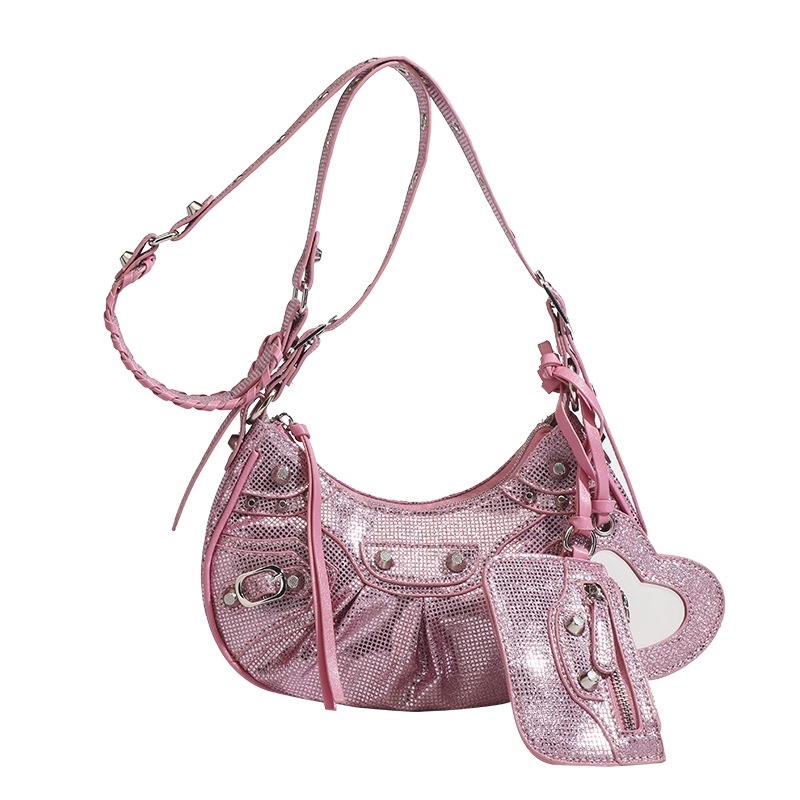 Ba Trong Một Túi Đinh Tán Kim Cương Nước Nửa Mặt Trăng Cho Nữ Đi Xe Máy