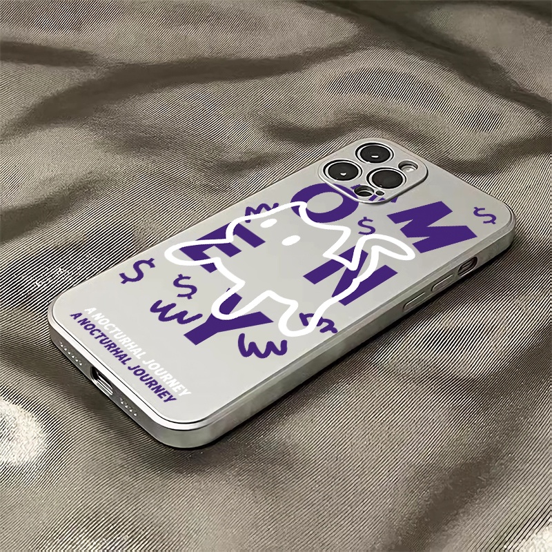 Ốp Điện Thoại TPU Silicone Mềm Mạ Điện Họa Tiết Mèo Cho IPhone 11 14 13 12 Pro Max XS XR X 8 + 7 6S Plus