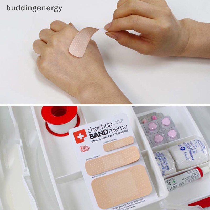 {BUDDI} Giấy Ghi Chú Họa Tiết Băng Cá Nhân Dễ Thương Dùng Trong Văn Phòng Phẩm