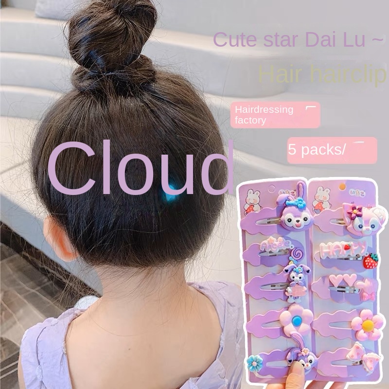 Kẹp Tóc Hình Gấu Hoạt Hình Phong Cách Hàn Quốc Dễ Thương Cho Nữ