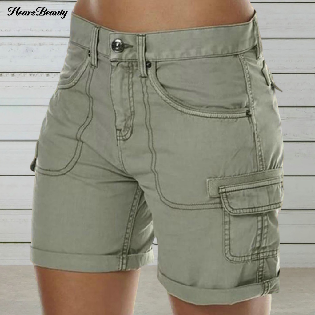 Quần Short Mỏng Phối Túi Cá Tính Thời Trang