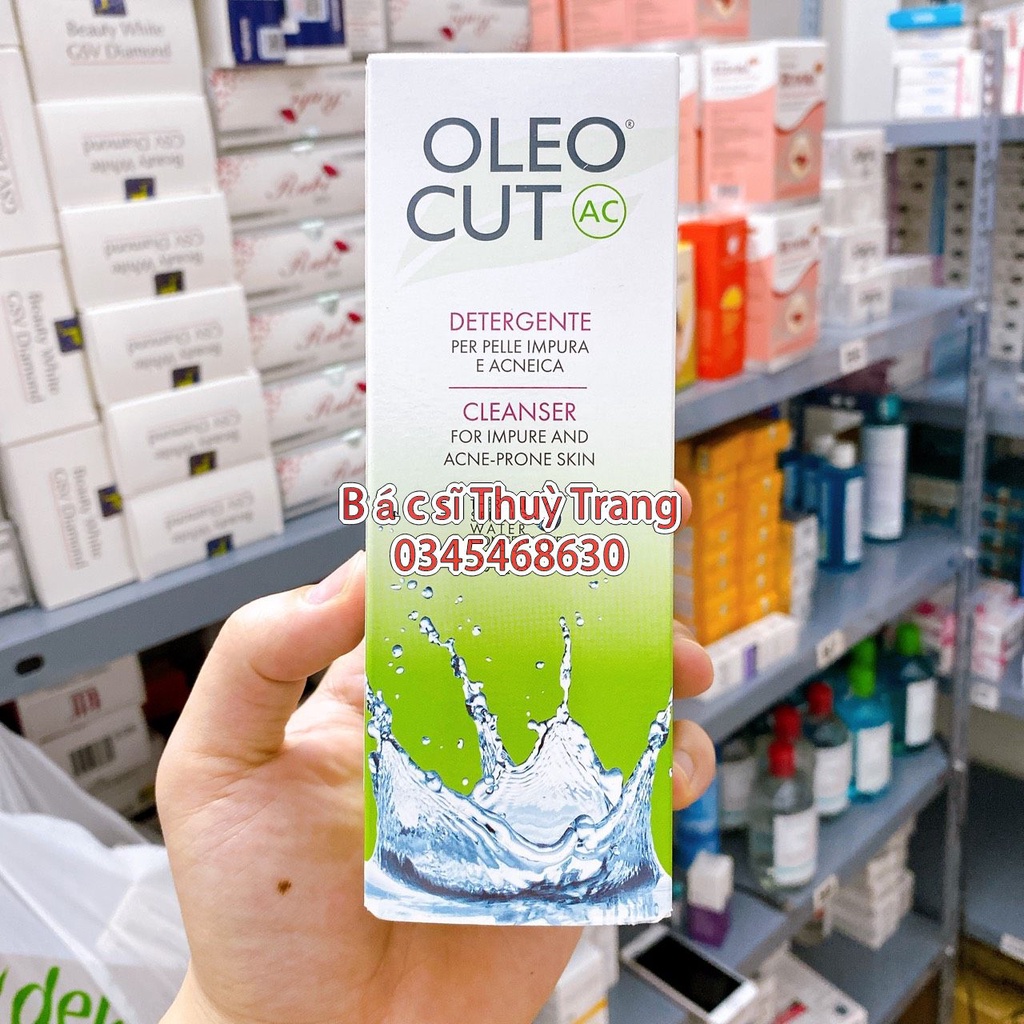 Sữa rửa mặt cho da dầu mụn OLEOCUT AC Cleanser - 150ml