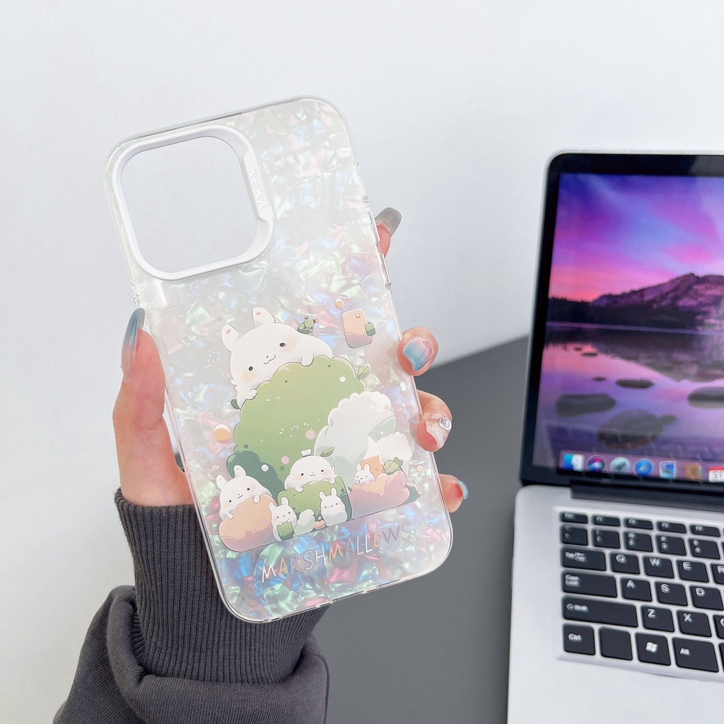 Ốp Điện Thoại TPU Silicon Mềm Trong Suốt Chống Sốc Phối Kim Tuyến Hoạt Hình Cho iPhone 13 12 PRO MAX 14 Plus