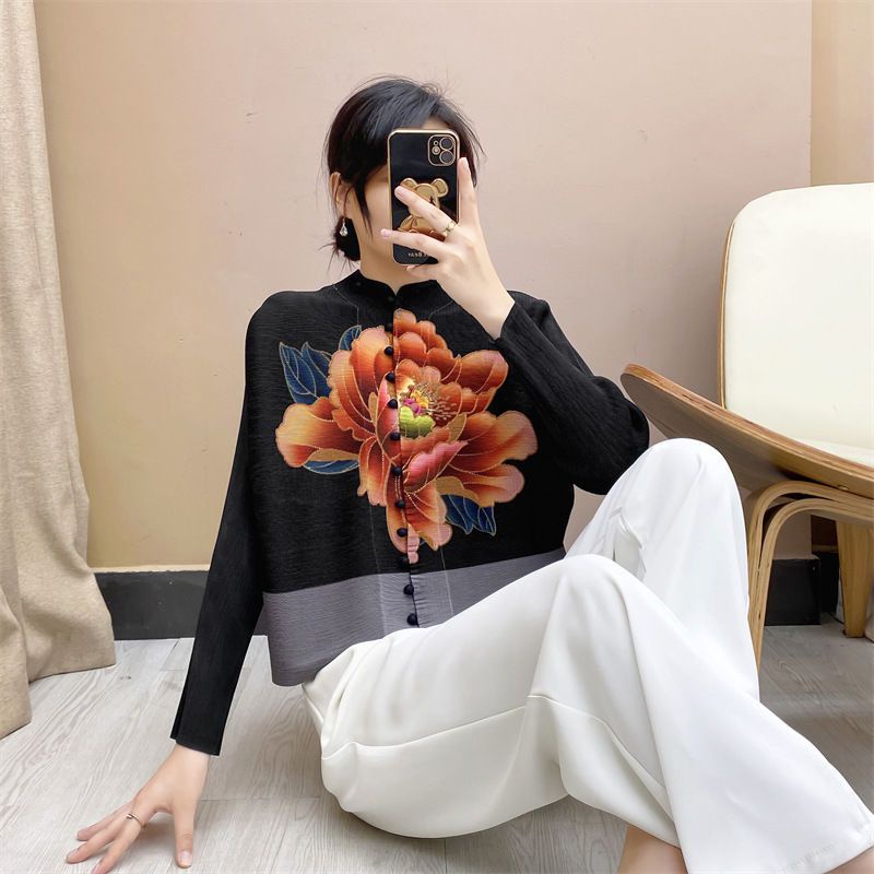 Áo Khoác Cardigan Tay Dài Phong Cách Trung Hoa Thời Trang Mùa Xuân 2023 Cho Nữ