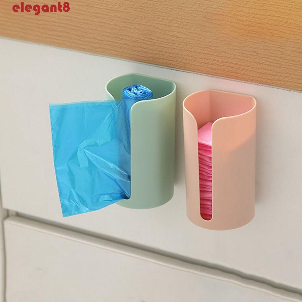 Giá Đỡ Túi Rác Gắn Tường Đa Năng Bằng Nhựa Không Cần Đóng Đinh Tiện Dụng Cho Phòng Tắm / Nhà