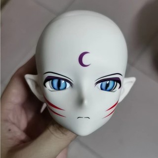 1 / 3 bjd sesshoumaru anime đầu búp bê chất liệu pvc tự làm đầu trang điểm bé gái đồ chơi