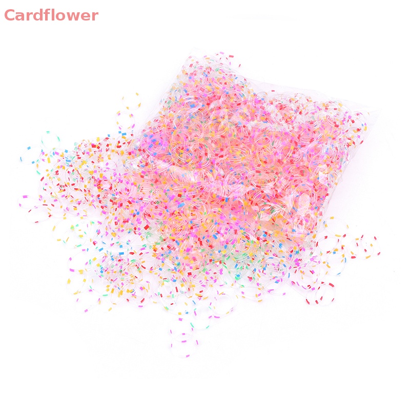 Bộ 1000 Dây Thun Buộc Tóc Không Đau Dùng Một Lần Dành Cho Bé Gái
