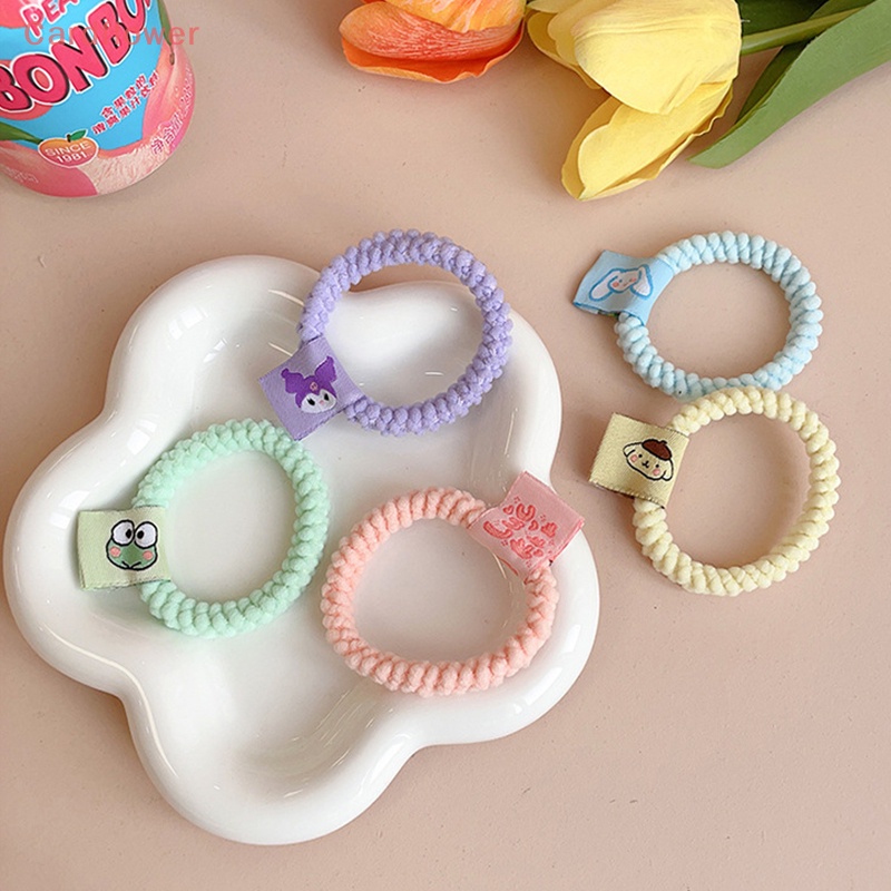 Dây Buộc Tóc Cao Su Co Giãn Màu Kẹo Thời Trang Mới Cho Nữ