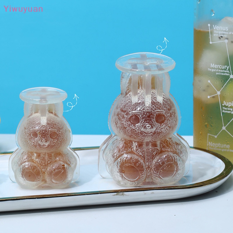 Khuôn Silicon Làm Đá Hình Thỏ Hoạt Hình Dễ Thương