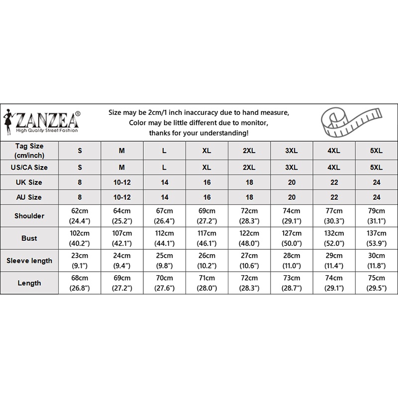 Zanzea Áo Thun Nữ Ngắn Tay Cổ Chữ V Form Rộng Thời Trang Hàn