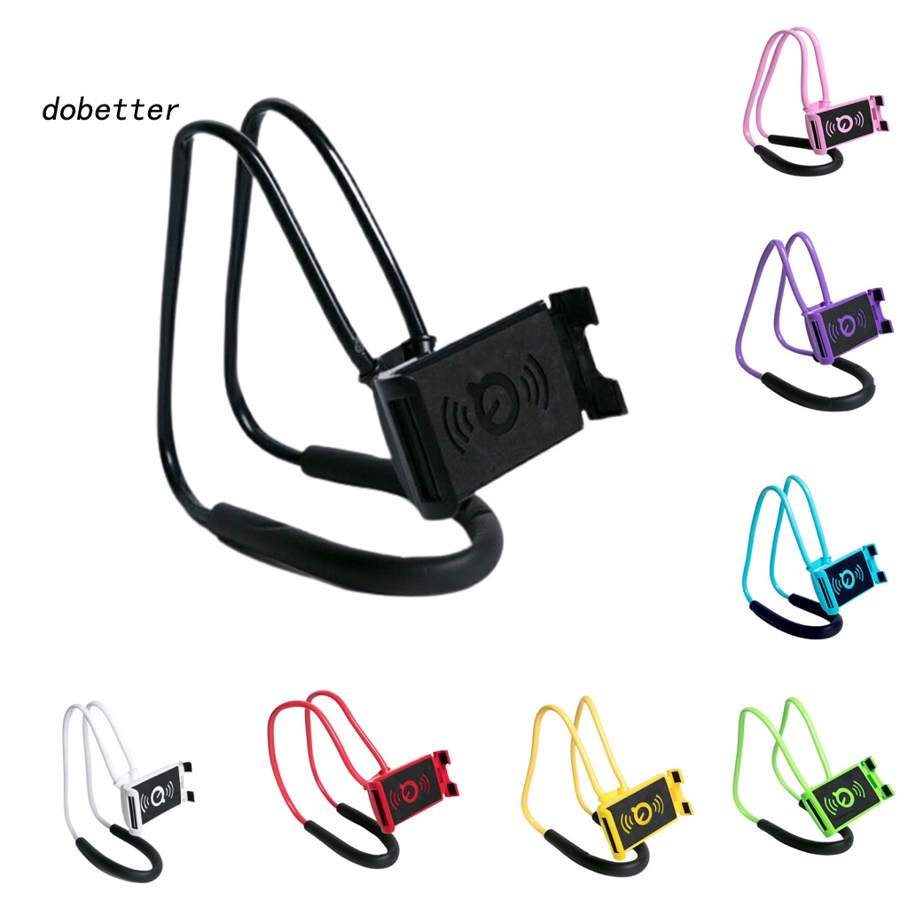 &lt; Dobetter &gt; Giá Đỡ Điện Thoại Lười Linh Hoạt Có Dây Đeo Cổ Cho Giường Ngủ