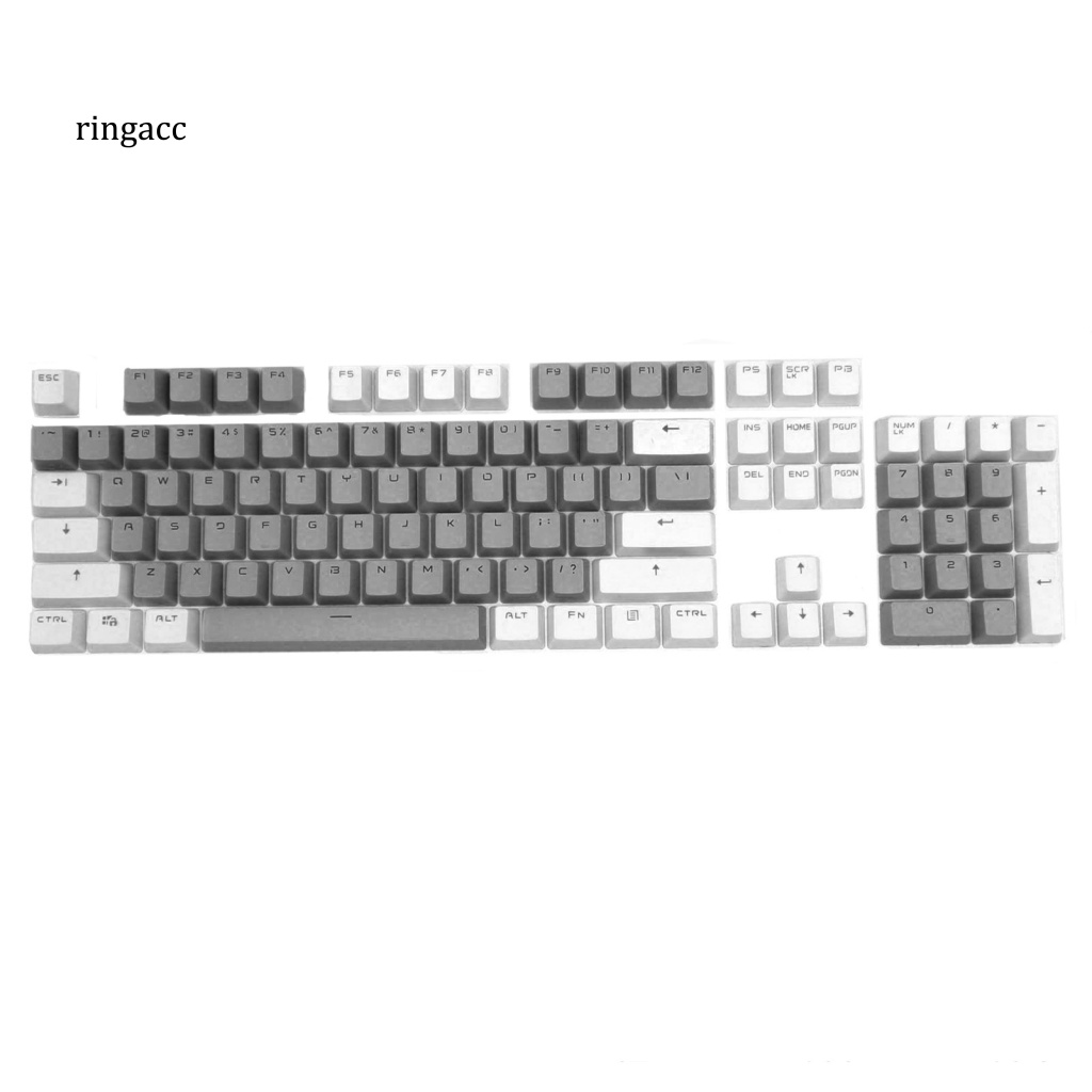 Bàn Phím Cơ RGA 87 Phím PBT Có Đèn Nền Màu Sắc Tương Phản Thay Thế Tiện Dụng Cho Máy Tính