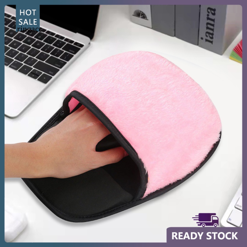 Đệm Lót Chuột Giữ Ấm USB Bằng Silicon Mềm Kích Thước Lớn