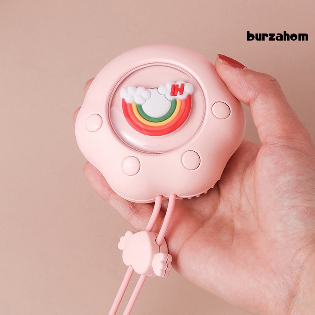 1 Bộ Quạt Làm Mát Mini 3 Cánh Đeo Cổ Sạc Cổng USB Dành Cho Gia Đình