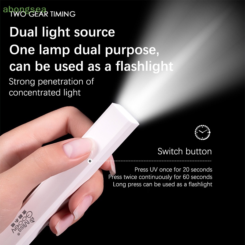 Máy Hong Khô Sơn Móng Tay Gel UV Mini Nhanh Khô Có Thể Mang Đi Tiện Dụng