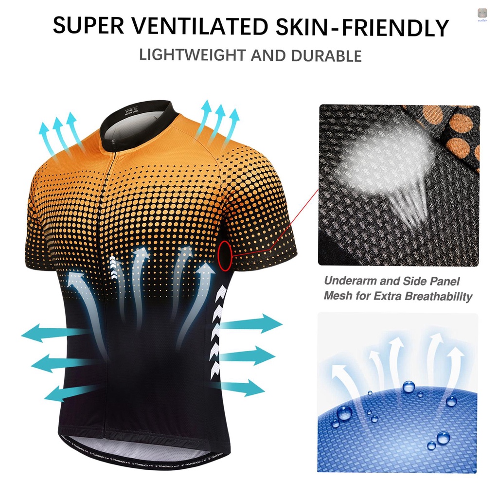 Bộ Quần Áo 5D Có Đệm Gel Nhanh Khô Thoáng Khí Thời Trang Mùa Hè Cho Nam