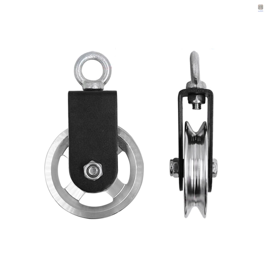 Bánh Xe Ròng Rọc Dạng Chữ U Chịu Lực Kép Không Gây Tiếng Ồn Xoay 360 Độ Chuyên Dụng Cho Máy Tập Gym