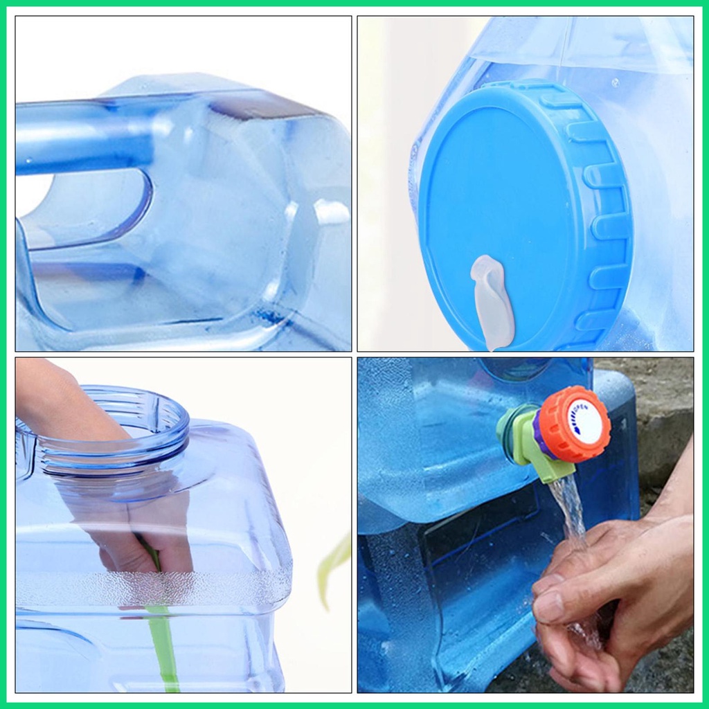 Bình Đựng Nước Dung Tích Lớn 5.5L Có Quai Cầm Chống Rò Rỉ Tiện Dụng