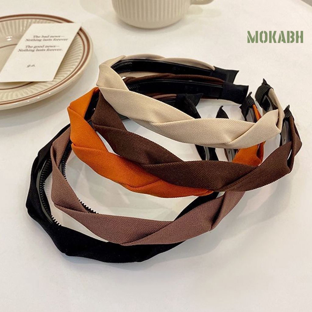 Băng Đô Cài Tóc Màu Sắc Trơn Đơn Giản Dễ Phối Đồ