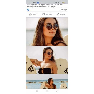Kính Sunglasses gọng báo đen