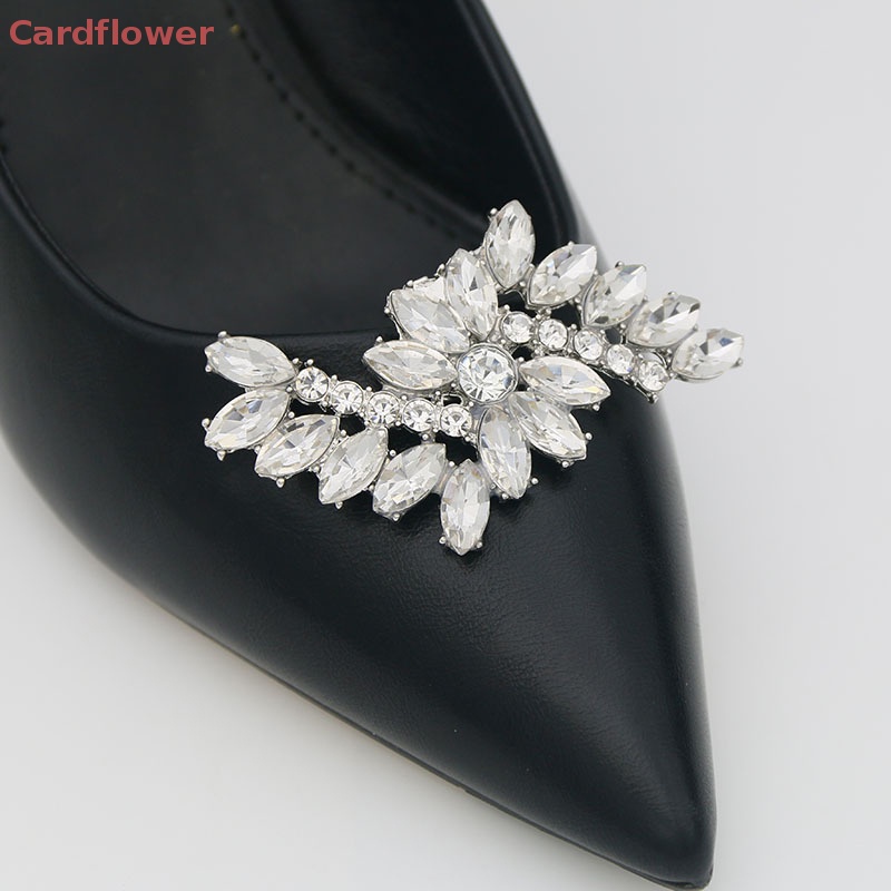 1 Kẹp Đính Đá Lấp Lánh Trang Trí Giày Cao Gót Cho Cô Dâu Mới