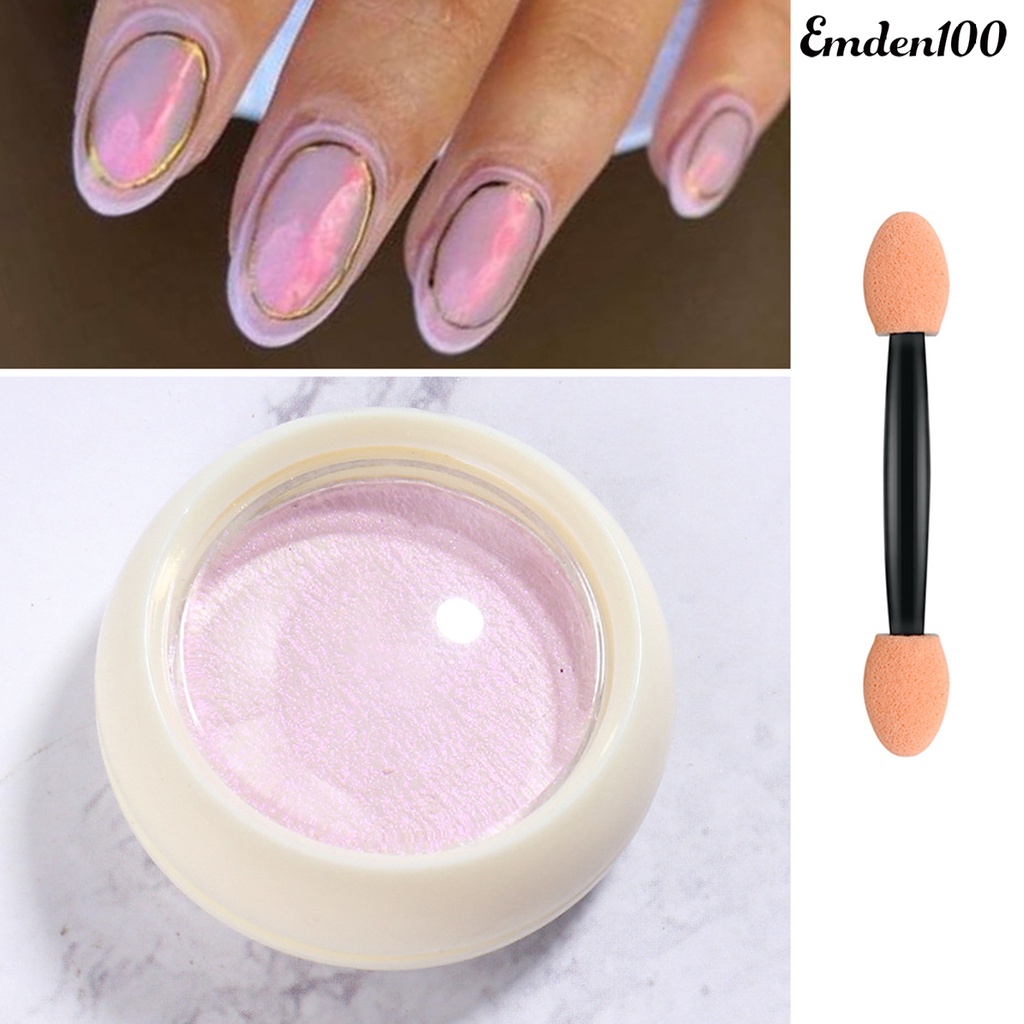 Bột Tráng Gương Sơn Móng Tay emden100 2g Kèm Cọ