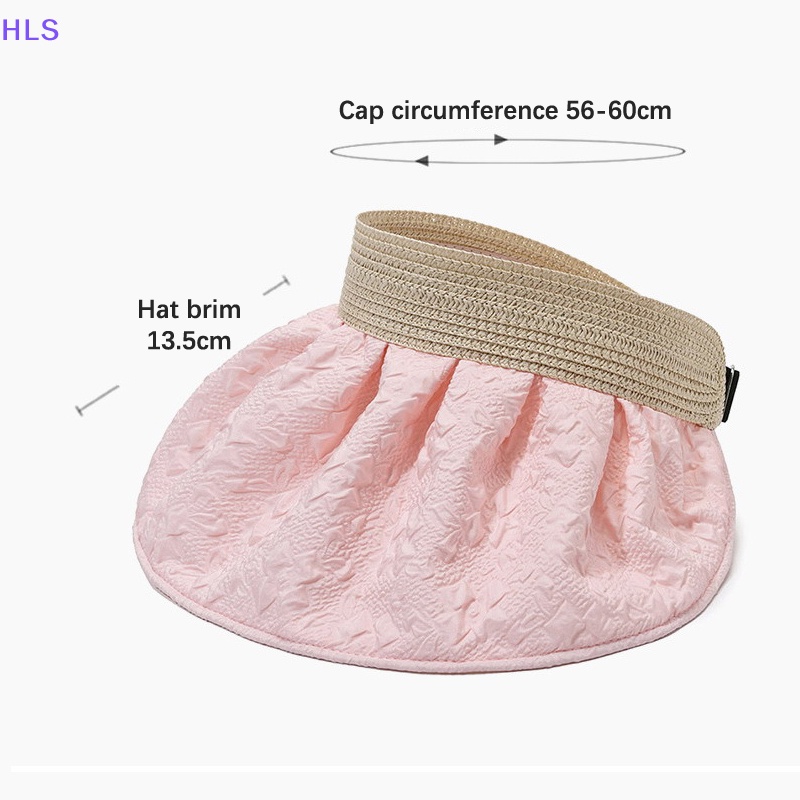 Mũ Tai Bèo Vành Rộng Hở Chóp Chống Tia Cực Tím Điều Chỉnh Được Phong Cách Hàn Quốc Dễ Phối Đồ