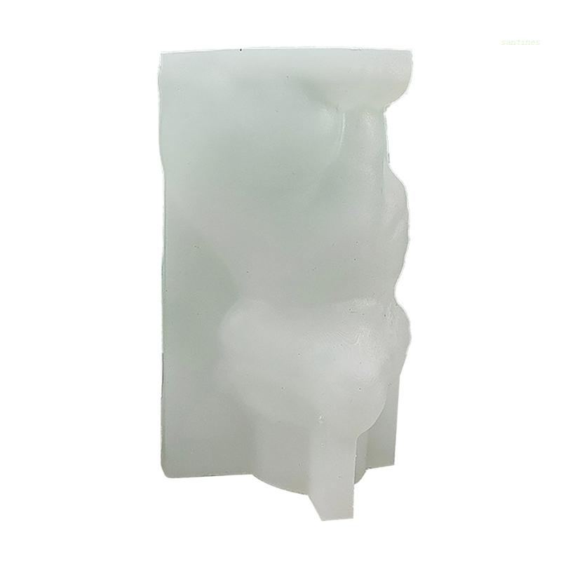 Khuôn Silicon Làm Đồ Trang Trí Thủ Công Hình Chú Mèo Đáng Yêu