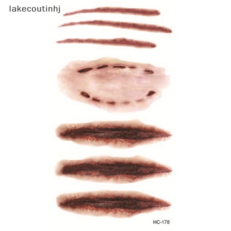 2 Hình Xăm Dán Vết Thương Chống Nước Chủ Đề Halloween