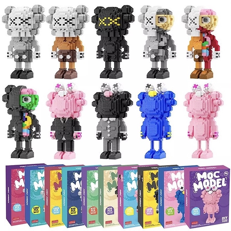 Đồ Chơi Mô Hình Lắp ráp 3D Hoạt Hình Gấu Lotso cho bé, Đồ chơi lắp ráp đáng yêu cho bé Nhà cá - E101