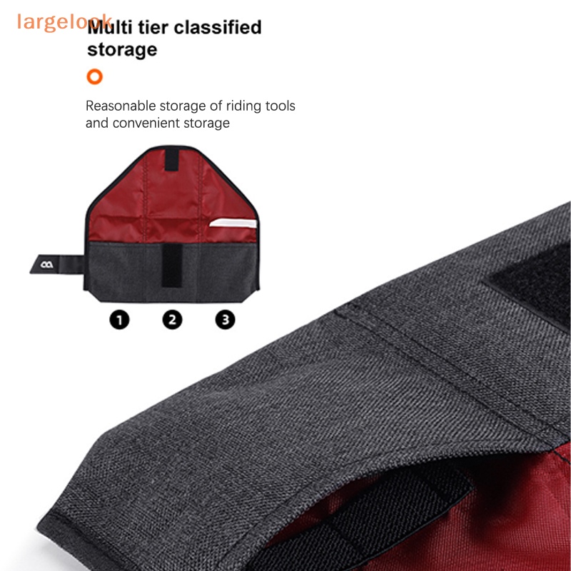 Túi Đựng Dụng Cụ Màu Đen Gắn Khung Trước Xe Đạp MTB Tiện Dụng