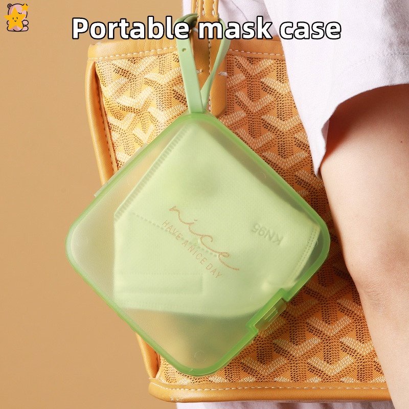 Hộp Vuông Đựng Khẩu Trang Chống Bụi Chống Ẩm Tiện Dụng